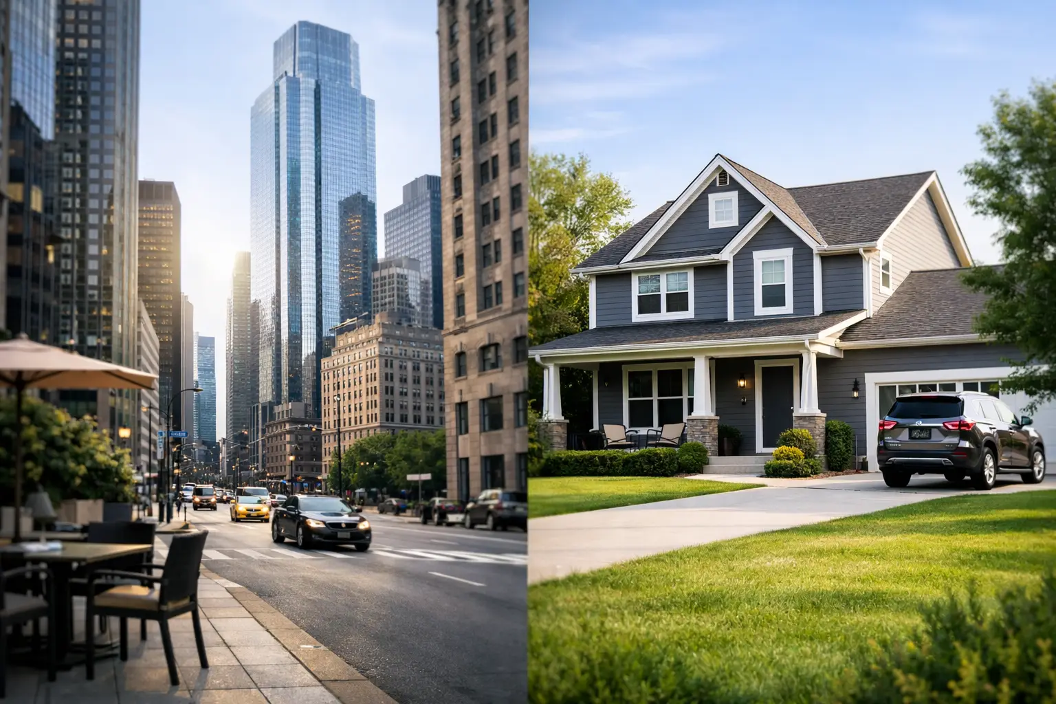 Downtown Address Versus Home Address